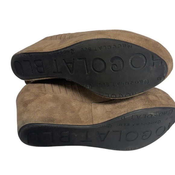 Chocolat Blu Walden Taupe Suede Boot Size 8.5 - Picture 6 of 7